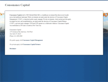 Tablet Screenshot of consonancecapital.com
